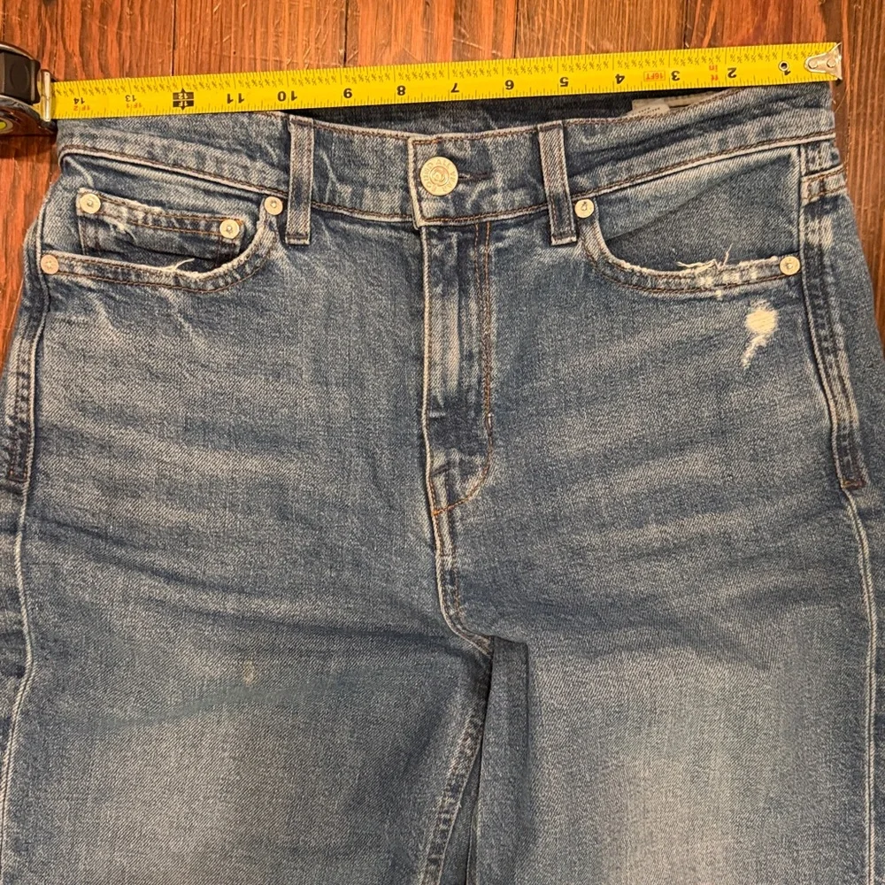AYR The Secret Sauce jeans Medium Wash High Rise Size 27S - Picture 6 of 6
